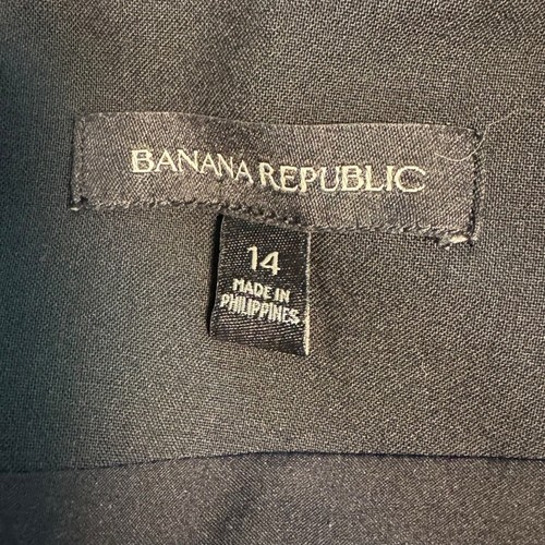 Women’s Banana Republic Size 14 Black Wool/Spandex Lightweight Wool Wrap Dress - Picture 7 of 8