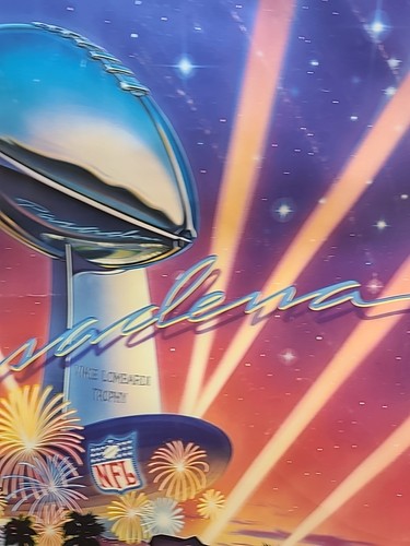 Póster vintage Cowboys vs Bills NFL Super Bowl XXVII 1993 24" W X 36" H - Imagen 5 de 24