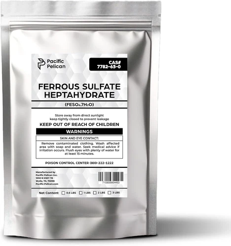 Pacific Pelican Ferrous Sulfate Heptahydrate (FeSO4·7H2O) - Chemical
