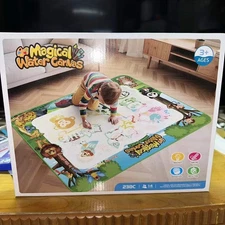 Magic Water Drawing Mat Extra Large Water Doodle Toy Set Painting Board Children