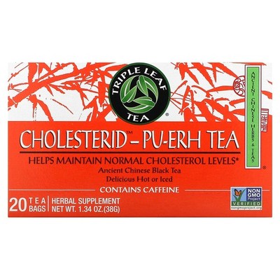Cholesterid -Pu-Erh Tea, 20 Tea Bags, 1.34 oz (38 g)