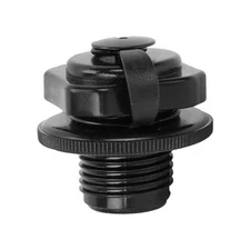 Black Inflation Screw Cap for Various Pre-2023 Models - Enhance F4C009B-02ASS17