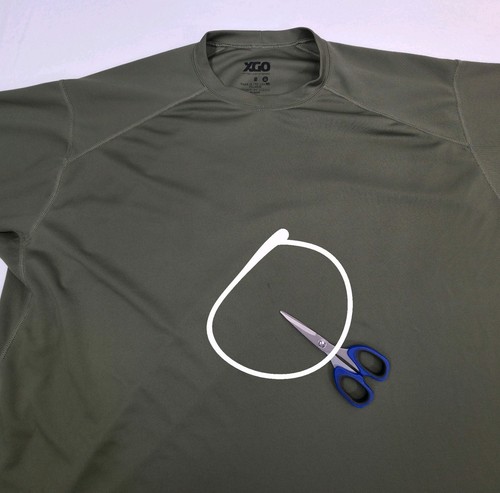 2 XGO Camicia Uomo 2XL Logo Manica Corta Girocollo AcClimate Dry SPF 35 Verde - Foto 9 di 11
