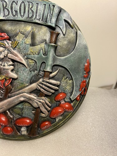 WYCHWOOD BRAUEREI WICKED EVIL HOBGOBLIN 9" RUNDES BARSCHILD/PLAKETTE. ENGLAND - Bild 10 von 20