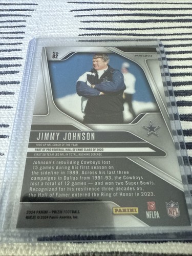 2024 Panini Prizm - Jimmy Johnson #82 Silver Prizm - Bild 2 von 2