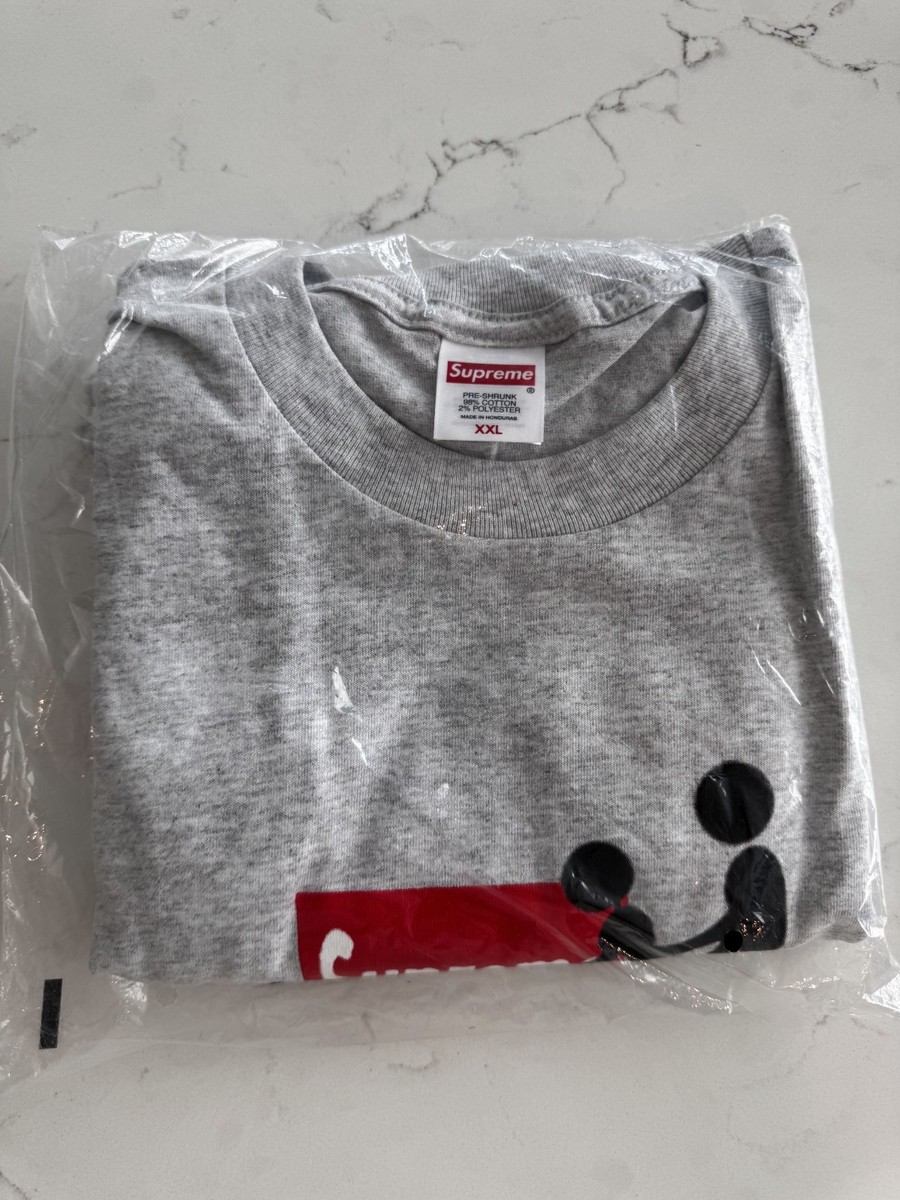 トップス Supreme Stick Tee M Ash Grey Supreme Stick Tee – PIECES