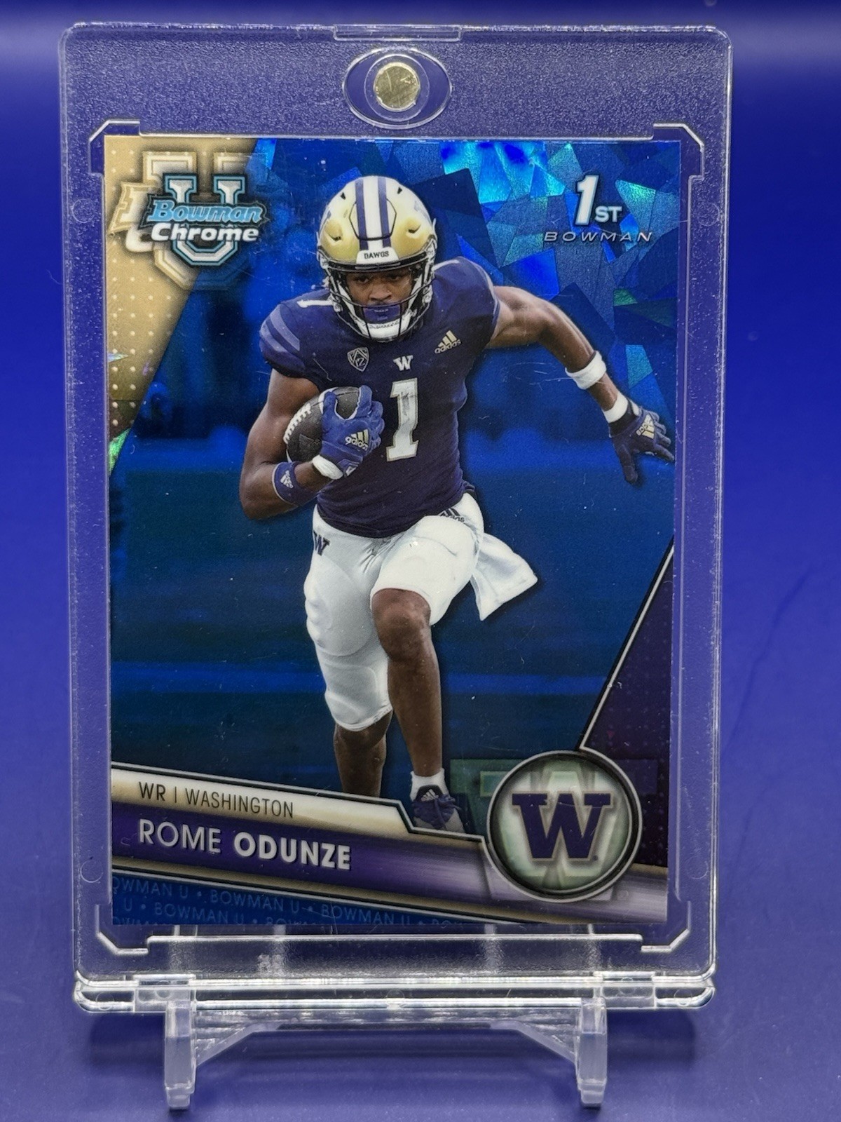 2023 Bowman University Chrome Sapphire Edition - Rome Odunze #138 (RC)