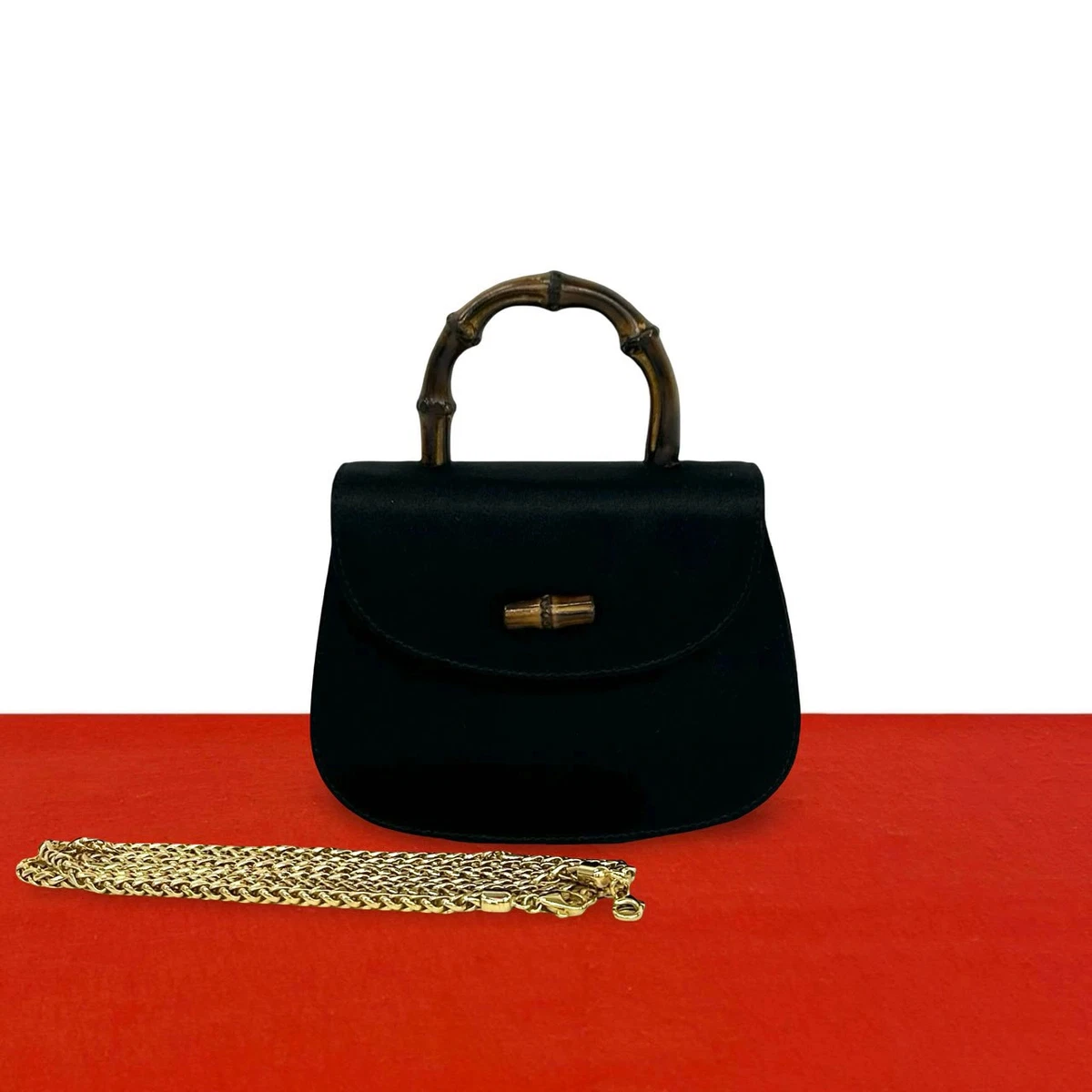 Gucci Bamboo Satin Bags & Handbags for Women for sale | eBay