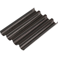 PADERNO NON-STICK PERFORATED BAGUETTE BREAD LOAF PAN, 4 COMP 47014-35
