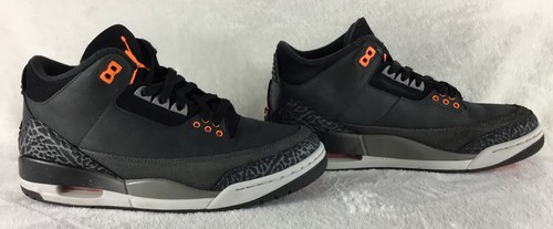 Nike Air Jordan 3 Retro Sneakers Mens 8.5 Fear Pack Grey CT8532-080 - Picture 3 of 9