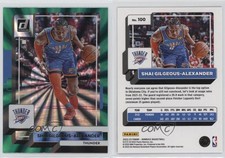 2022-23 Panini Donruss Holo Green Laser Shai Gilgeous-Alexander #100