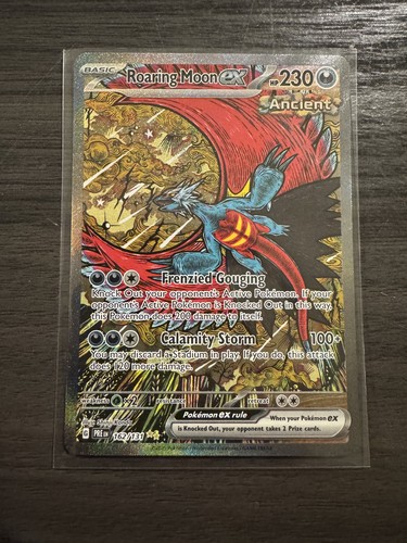 Roaring Moon ex 162/131 SIR Prismatic Evolutions Pokémon TCG