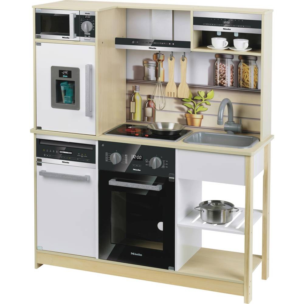 Theo Klein 7188 Miele cuisine familiale en bois avec effets sonores pour enfant