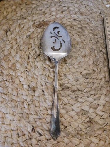 Vintage Silverplate WM Rogers MFG Co. Original Rogers Kuchenheber 8-3/4" lang - Bild 2 von 4