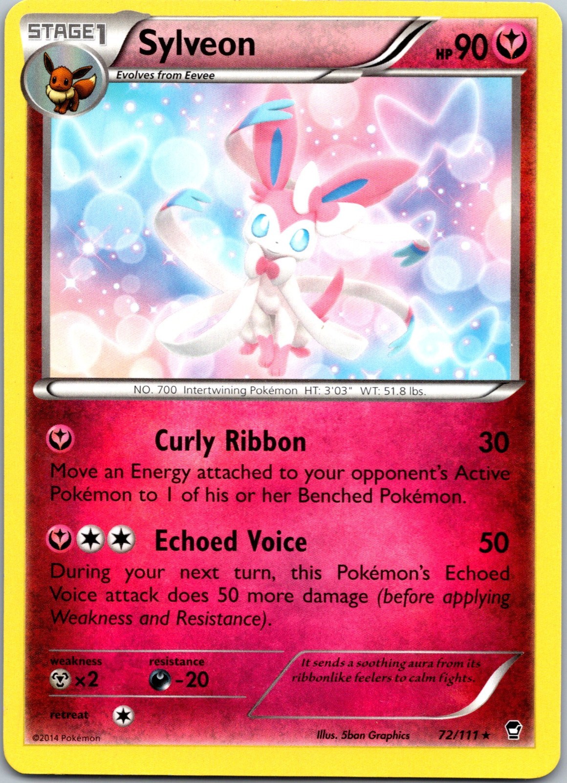 Sylveon 72/111 Non Holo - Furious Fists - LP