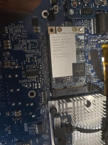 Apple iMac 24" A1225MOTHER Board   Core 2 Duo CPU HD 2600 Video CardWIFI HEATSIN - Picture 5 of 6