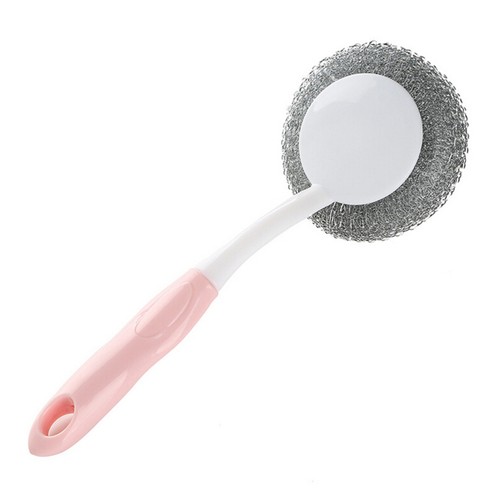 3 Pcs Multipurpose Cleaning Brush Steel Wire Long Handle Practical Kitchen - Bild 3 von 6