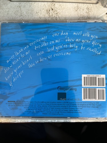 Deeper Worship - LIVE WORSHIP RIVERVIEW CHURCH - CD- EXC! - NNN - Picture 2 of 2