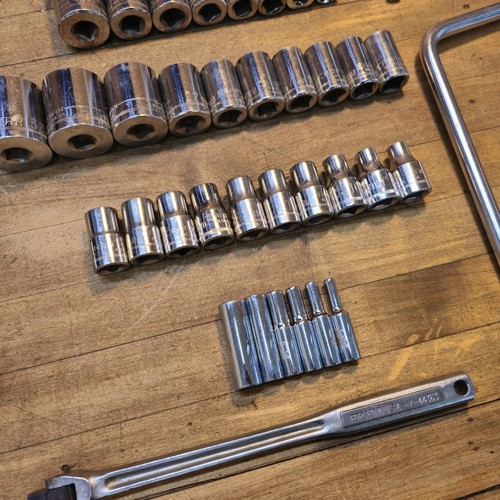 VINTAGE Tools CRAFTSMAN ¼ & ½ Drive RATCHETS Extensions Sockets Sets METRIC ☆USA - Picture 3 of 5