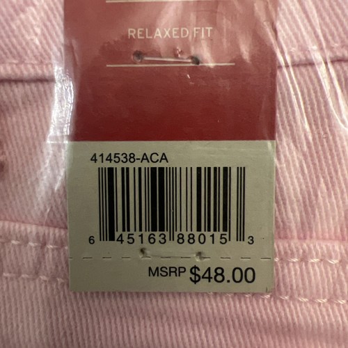 Levis Levi Strauss Pink Shortalls 8 Reg Girls New - Picture 2 of 5