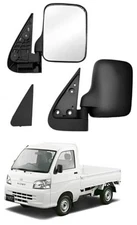 Replacement Side Mirror Daihatsu Hijet Folding - S100P, S200P, S200C, Black