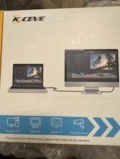 Kceve Kvm Switch 2 Port Dual Model KC-Kvm202AS Usb3.0 Hdmi Kvm Dual Display New