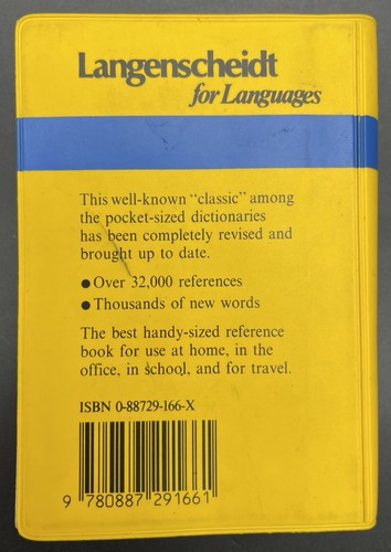 Langenscheidt Universal Dictionary English-Spanish Spanish-English Pocket Size - Picture 2 of 7