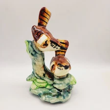 EXC Vintage STANGL  Double Jenny Wren Birds Figurine # 3401D Pottery  Signed