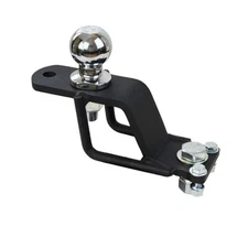 3-Way ATV/UTV Hitch Adapter with 2-Inch Ball, 3500 lbs Capacity - 3-Inch Rise 