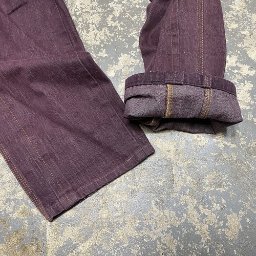 Vintage Comme Des Garçons Purple Denim Jean Pants *Broken Zipper* - Bild 6 von 18