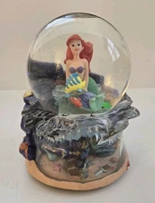Disney Snow Globe Music Box Little Mermaid Tune Under the Sea