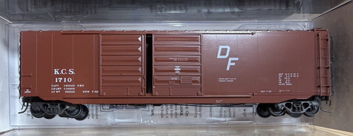 Coche de carga doble puerta HO Kadee RTR #6740 50' PS-1 - Kansas City Southern - KCS #1710 | Condition: Used