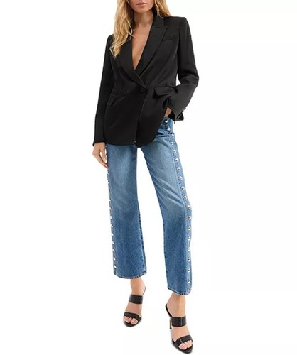 Veronica Beard Sevyn Jacket Blazer NWT $748 14 Black - Imagen 6 de 15