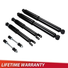 4WD Front & Rear Shock Absorbers + Sway Bars for Chevy GMC Silverado Sierra 1500