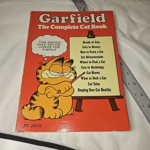 Vintage Garfield The Complete Cat Book 1973 Jim Davis - Picture 2 of 9