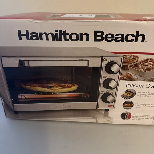 Hamilton Beach Arbeitsplatte Toaster Ofen & Pizzamaker Edelstahl (31401-NEU