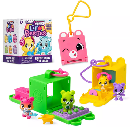 Care Bears s1 Lil Besties Play Cubby (1 Random Blind Box figure) 23613 - Picture 4 of 4