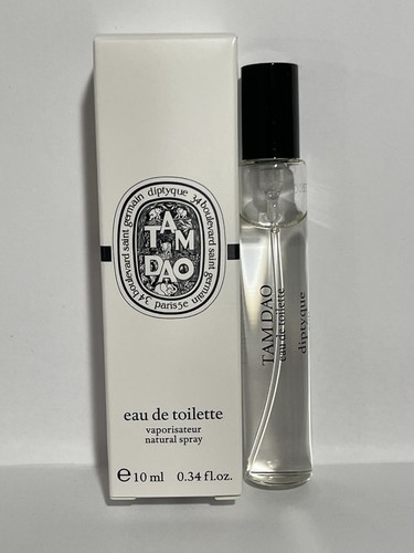 Diptyque Tam Dao Eau de Toilette Reisegröße Spray 10 ml 0,34 Oz. Neu im Karton