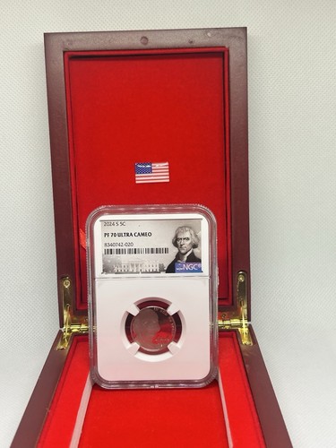 2024-S Nickel PF70 Ultra Cameo In Wooden Box (low Mint)🇺🇸✨💯 - Picture 4 of 5