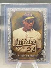 2024 Topps Allen & Ginter - Rickey Henderson #256 Foil Filagree