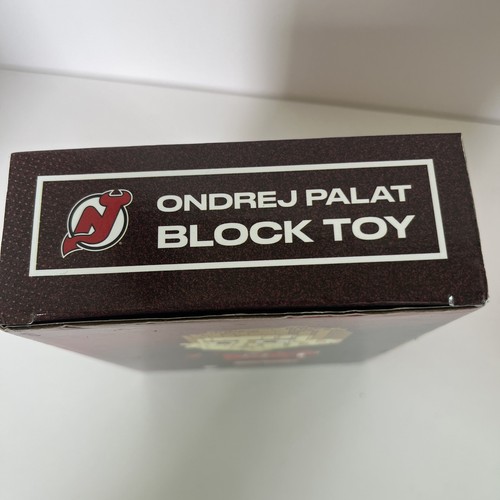 2025 New Jersey Devils Ondrej Palat Toy Blocks SGA Giveaway vs Flyers - Picture 3 of 6