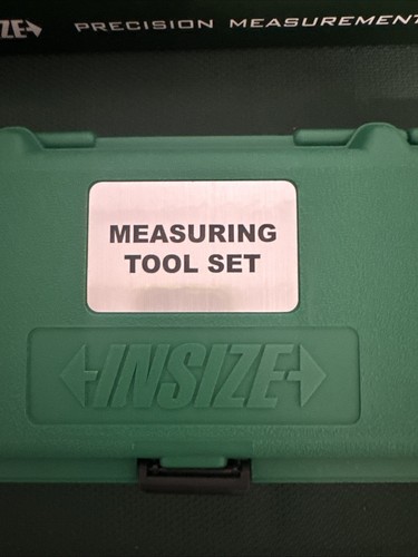 Insize 2 pc Measuring Tool Set Digital Caliper & Digital Outside Micrometer 5022 - Picture 5 of 7