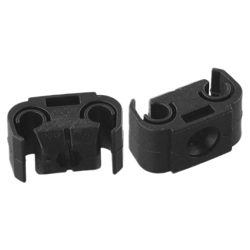 40x Double Brake Line Clip Brake Line Holder 4.75mm Black Fit For SKODA A4/S4/A6 - Picture 2 of 17