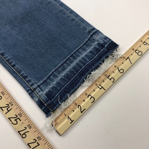 Pilcro and the Letterpress High Rise Flare 26 (Fits 29W 26L) Raw Hem Cut Off - Picture 5 of 11