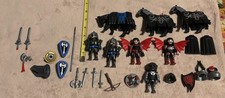 Vtg Lot Of Playmobil Knights, Winged Warriors, Horses  Accessories 02-04