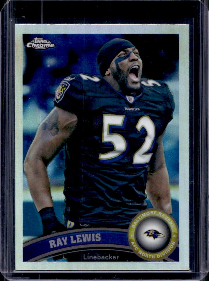 2011 Topps Chrome Ray Lewis Refractor #2 Ravens