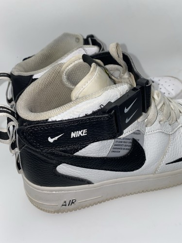 Nike Air Force 1 Mid 07 LV8, 804609-103, weiß/schwarz, Herren Basketball, Größe 8 - Bild 3 von 12
