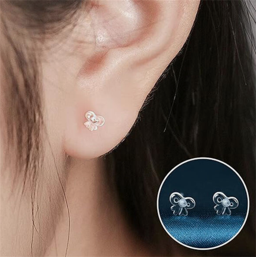 Clear Hypoallergenic Earring Set 6 Pairs Invisible Studs for Sensitive Ear Care - Picture 7 of 24