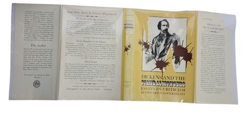 1965 Dickens and the Scandalmongers Essays in Criticism By Wagenknecht in Jacket - Picture 2 of 7