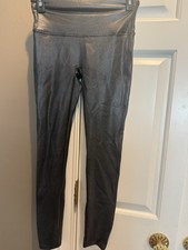 Spanx Faux Leather Leggings for Women, Size M - Black